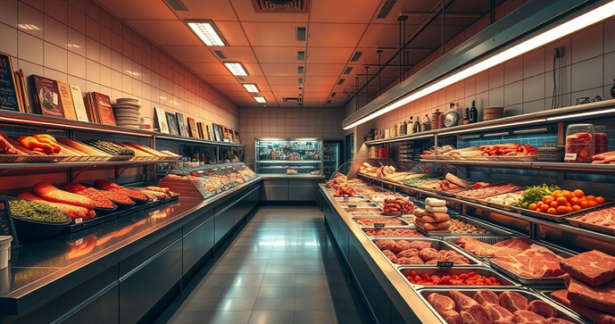Balcão de Açougue 3 Metros Ideal para Seu Negócio Balcão de Açougue 3 Metros Ideal para Seu Negócio