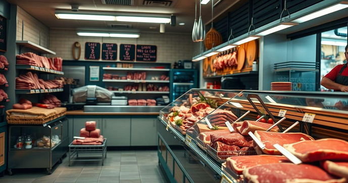 Balcão de Carnes para Açougue: Como Escolher o Ideal para Seu Negócio Balcão de Carnes para Açougue: Como Escolher o Ideal para Seu Negócio