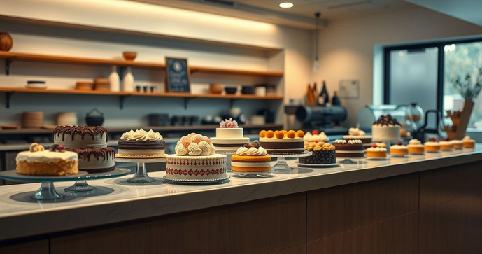 Balcão para Bolos: Como Escolher o Ideal para Sua Confeitaria Balcão para Bolos: Como Escolher o Ideal para Sua Confeitaria