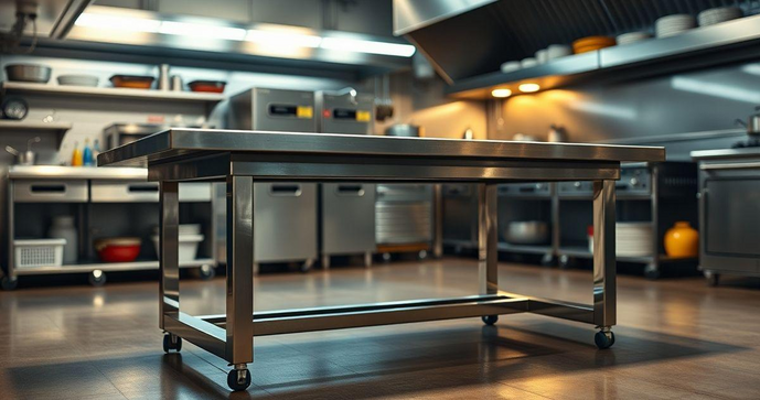 Mesa de inox industrial 2 metros: a escolha ideal para sua cozinha profissional Mesa de inox industrial 2 metros: a escolha ideal para sua cozinha profissional