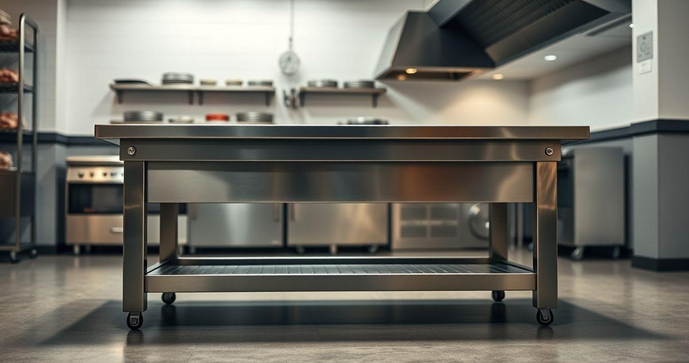 Mesa de inox para açougue: como escolher a melhor para o seu negócio