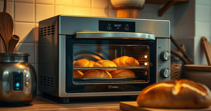 Descubra como o forno de assar pão elétrico transforma sua cozinha em uma padaria