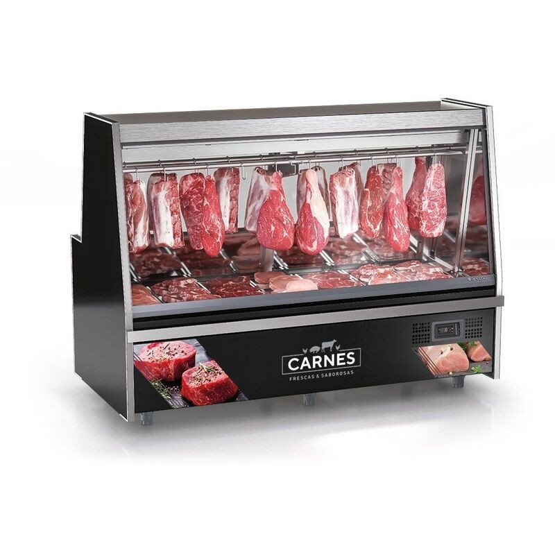 Balcão refrigerado de carnes